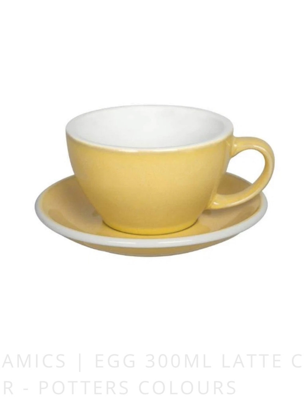 Loveramics | Egg 300ML Latte Cup & Saucer
